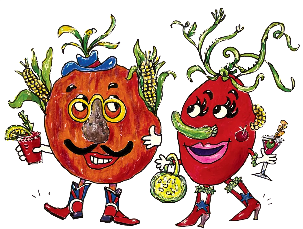 Mr. & Mrs. Tomato Head